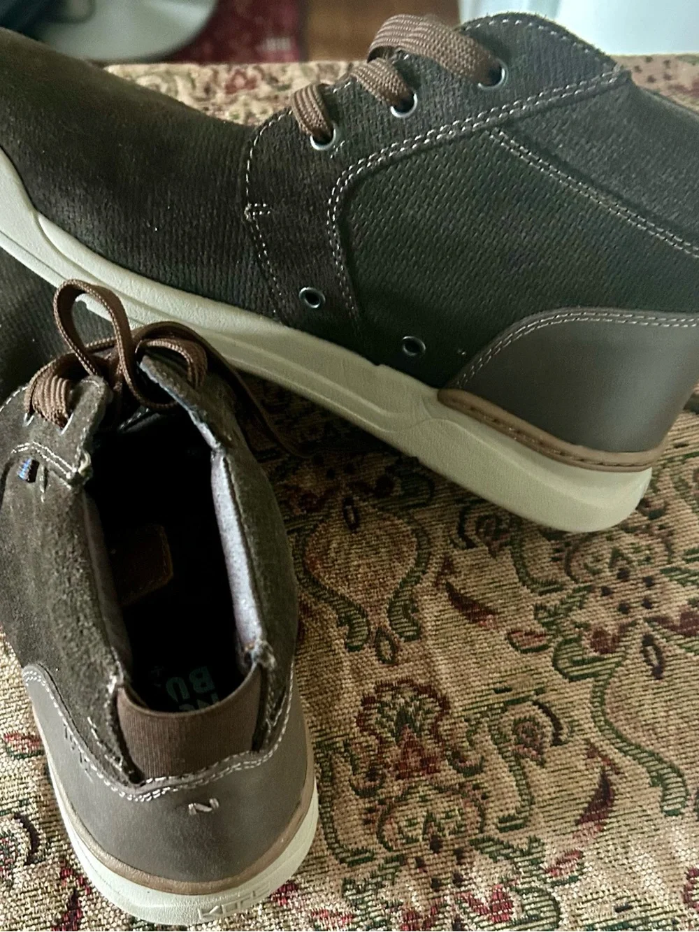 Nunn Bush KORE Men’s Brown Chukka Shoes Size 8W